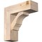 Ekena Millwork Balboa Block Smooth Bracket w/ Offset Brace, Douglas Fir, 7 1/2"W x 22"D x 22"H BKT0806X22X22BOA05SDF - alternate 1